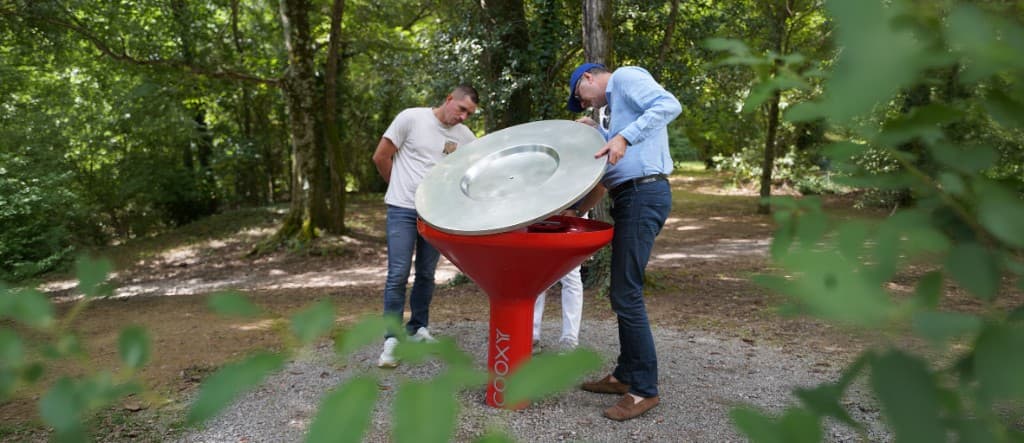 Installation d'un COOXY en forêt